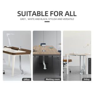 Under Desk Cable Management Spine adjustable height desk