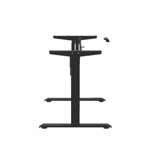 EL009-SBR-P Ergologic Single Motor Black Color Desk Electric Height Standing Adjustable Desk Frame Two Stage Motorised Table Best Quality