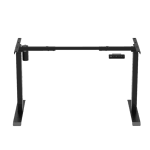 EL009-SBR-P Ergologic Single Motor Black Color Desk Electric Height Standing Adjustable Desk Frame Two Stage Motorised Table Best Quality