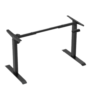 EL009-SBR-P Ergologic Single Motor Black Color Desk Electric Height Standing Adjustable Desk Frame Two Stage Motorised Table Best Quality