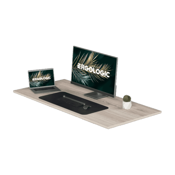 light oak 1500x750 frosty white 1200x600 Table Top for Height Adjustable Table | Premium Engineered Wood | 1200 mm x 600 mm | Light Oak 1