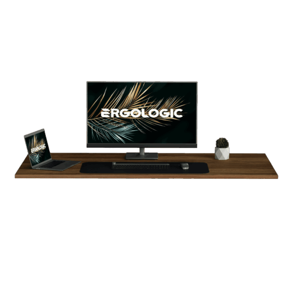 Table Top for Height Adjustable Table | Premium Engineered Wood | 1200 mm x 600 mm | Dark Oak (1)