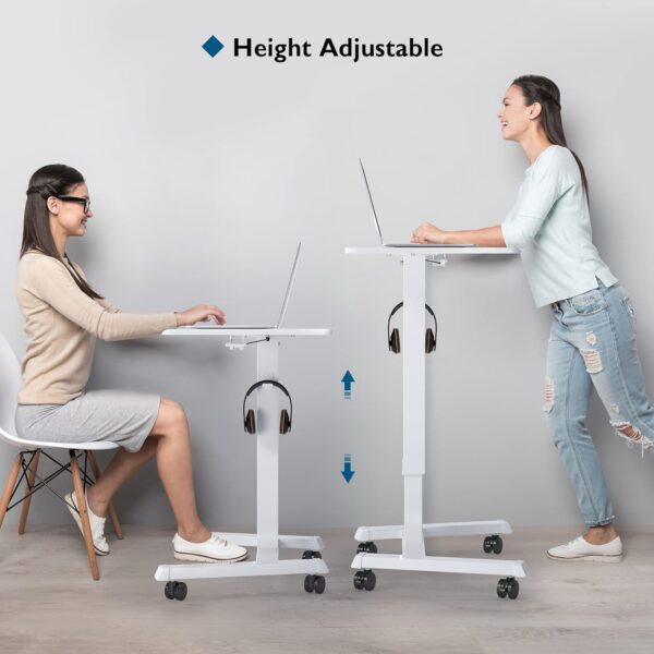 standing desk Pneumatic Gas Spring Mobile & Portable Laptop Desk