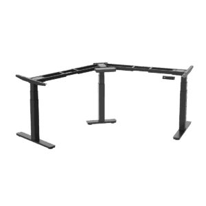 Sit to Standing Desk Workstation Frame 3 Leg 3 Stage (120 Degree) Electric Triple Motor
