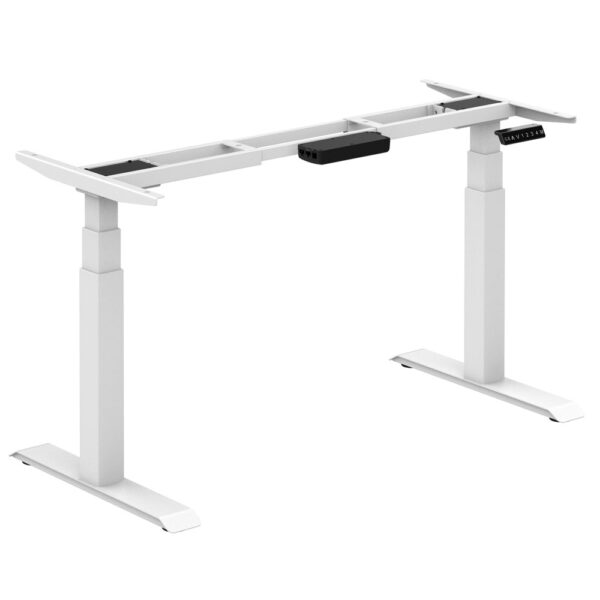 Dual Motor Electric Height Adjustable Desk Frame (Three Stage) (TiMotion)