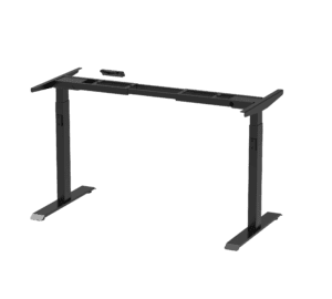 EL001-SBR-P Ergologic Dual Motor 2 Stage Black Color Desk Electric Height Standing Adjustable Table Frame Two Stage office motorized Sit Stand Desk Premium Quality Standing desk mumbai india