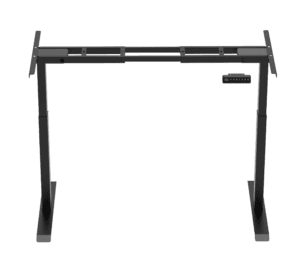 EL001-SBR-P Ergologic Dual Motor 2 Stage Black Color Desk Electric Height Standing Adjustable Table Frame Two Stage office motorized Sit Stand Desk Premium Quality Standing desk mumbai india