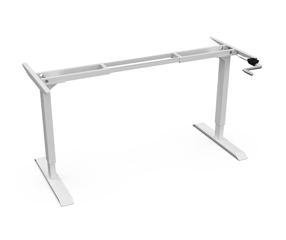 Manual Height Adjustable Desk Frame Ergologic