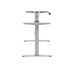 EL001-SWR-P Ergologic Dual Motor 2 Stage White Color Desk Electric Height Standing Adjustable Table Frame Two Stage office motorized Sit Stand Desk Premium Quality