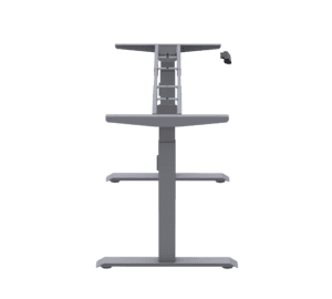EL001-SGR-P Ergologic Dual Motor 2 Stage Grey Color Desk Electric Height Standing Adjustable Table Frame Two Stage office motorized Sit Stand Desk Premium Quality Standing desk india bangalore