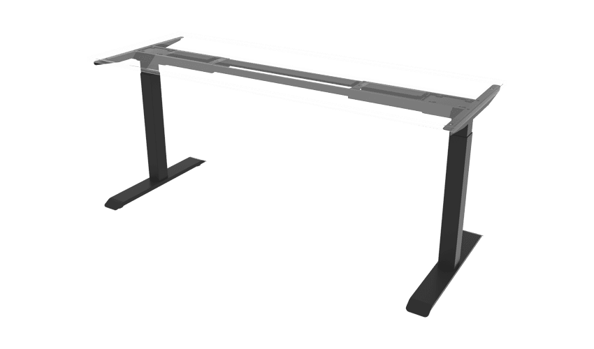 motorised height adjustable standing desk frame 1