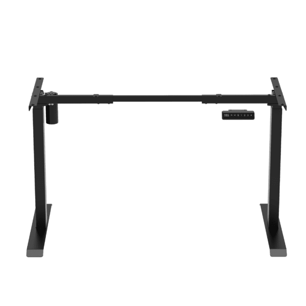 EL009-SBR-P-DO-1500x750 Ergologic Height Adjustable desk India single motor Electric hydraulic sit stand desk two Stage office motorized automatic standing desk Table