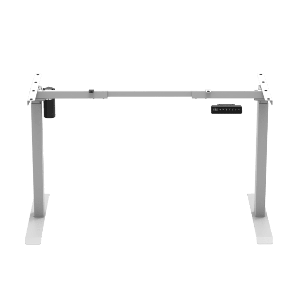 EL009-SWR-P-FW-1200x600 Ergologic Height Adjustable desk India single motor Electric hydraulic sit stand desk two Stage office motorized automatic standing desk Table