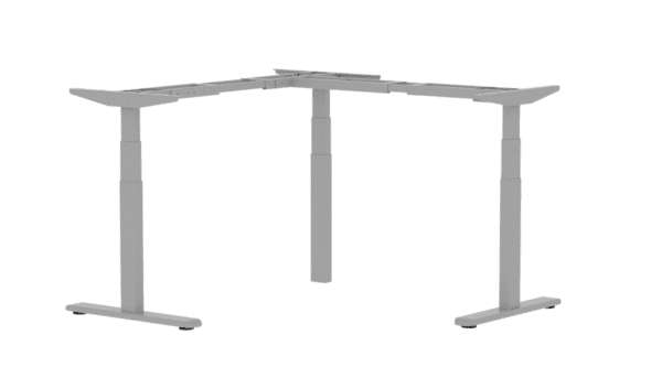 Electric Triple Motor Sit to Stand Desk Workstation Frame 3 Leg 3 Stage (120 Degree)