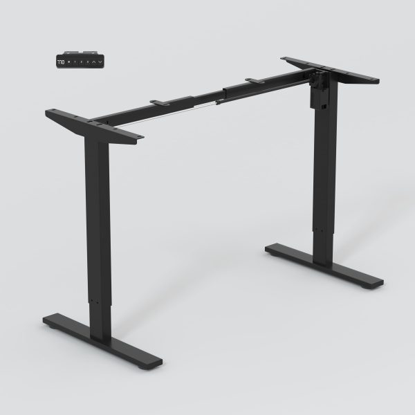 This is Electric Sit Stand Desk - Height Adjustable Ergonomic Table - Only Frame - Dual Stage Adjustment Standing Table EL009 RBR Only Frame