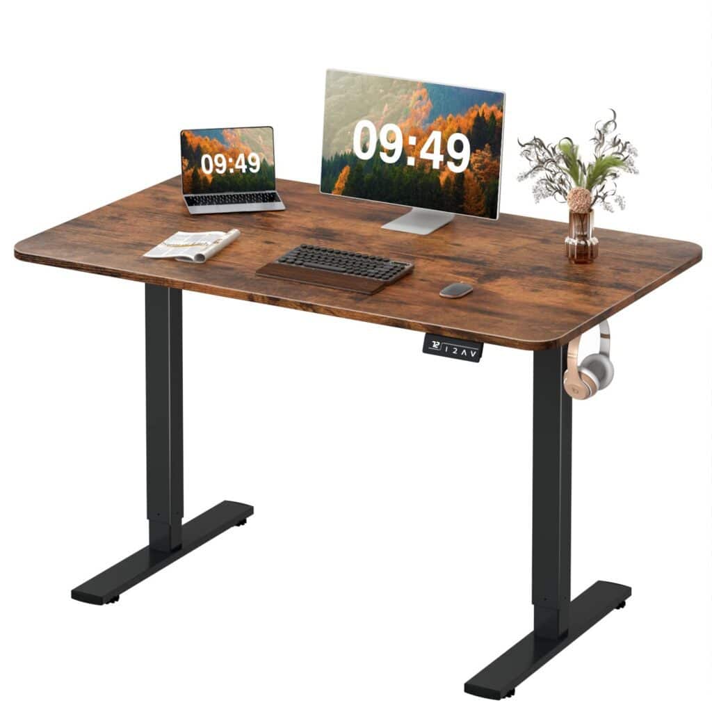 height adjustable table.